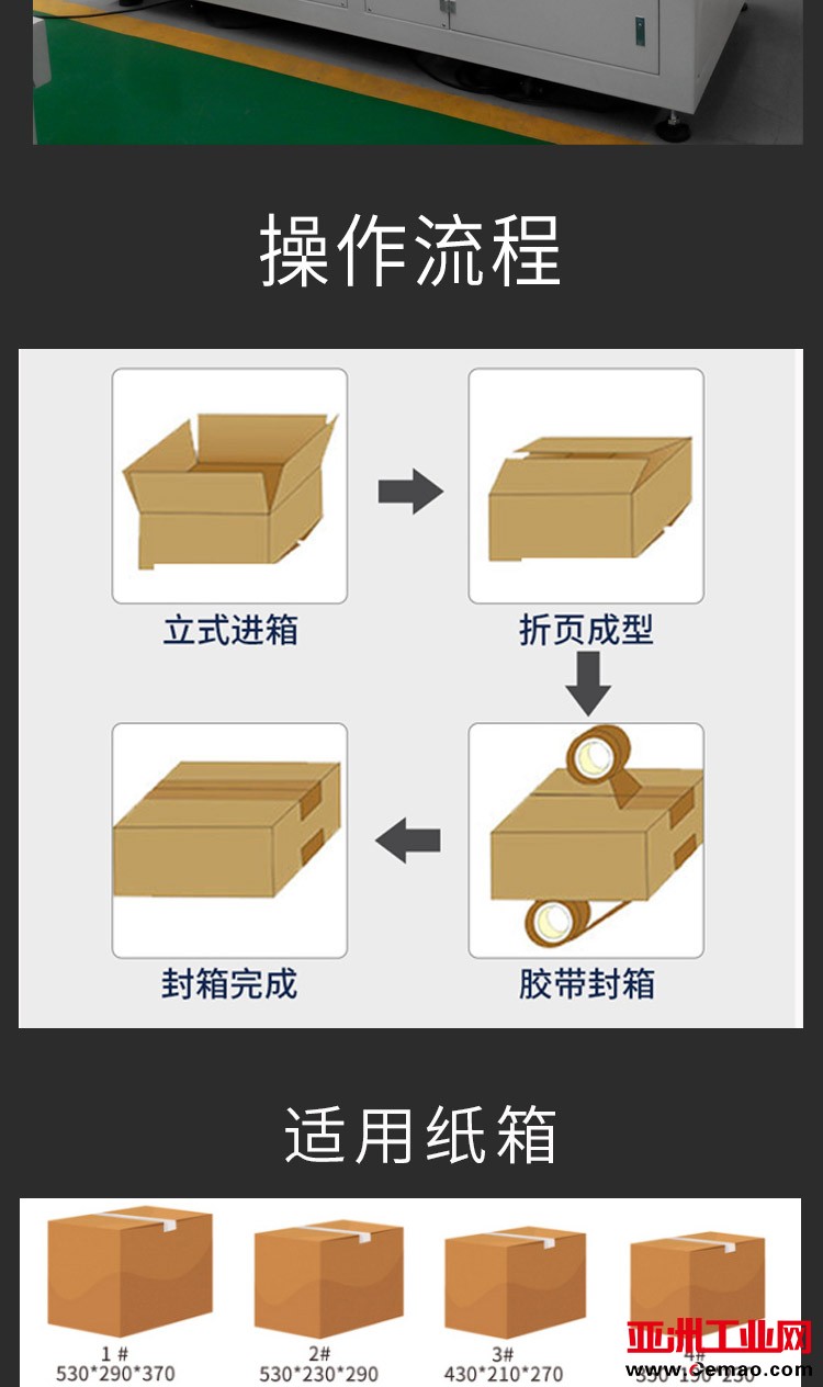 星璜纸箱全自动高速开箱机 非标定制引领电商包装新效率